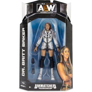 Jazwares AEW Wrestling Dr BRITT BAKER UnMatched #04 Series 1  MIB